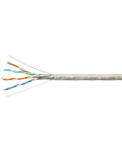STP-4P-Cat.6a-SOLID-IN-PVC (7196c). Кабель «витая пара» (LAN) для структурированных систем связи. CABEUS в Златоусте