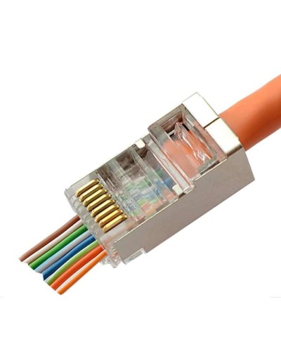 8P8C-SH-FC (100 шт) (10796c). Разъем RJ-45. CABEUS в Златоусте