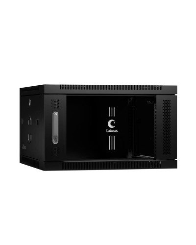 SH-05F-6U60/60-BK (8587c). Шкаф телекоммуникационный 19 настенный 6U. CABEUS в Златоусте
