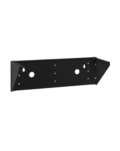 NC-3U-V-BK (12025c). Кронштейн настенный вертикальный 19 3U, цвет черный. CABEUS в Златоусте