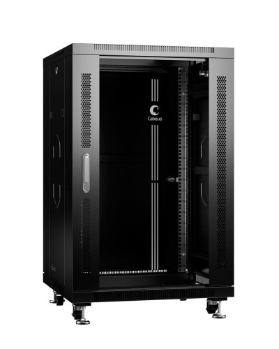 SH-05C-18U60/100-BK (8539c). Шкаф телекоммуникационный 19 напольный 18U. CABEUS в Златоусте
