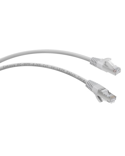 PC-SSTP-RJ45-Cat.6a-5m-LSZH (7905c), серый. Патч-корд медный. CABEUS в Златоусте