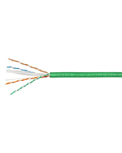 UTP-4P-Cat.6-SOLID-LSLTx-GN (11139c). Кабель «витая пара» (LAN) для структурированных систем связи. CABEUS в Златоусте