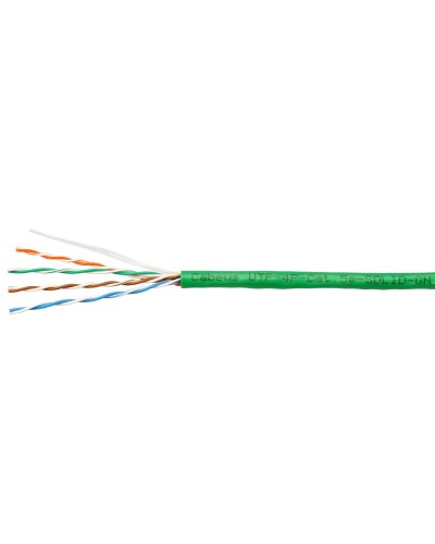 UTP-4P-Cat.5e-SOLID-LSLTx-GN-100 (10990c-5). Кабель «витая пара» (LAN) для структурированных систем связи. CABEUS в Златоусте