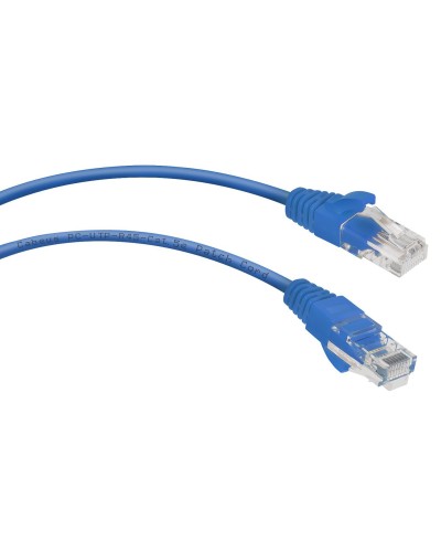 PC-UTP-RJ45-Cat.5e-0.15m-BL-LSZH (9526c), синий. Патч-корд медный. CABEUS в Златоусте