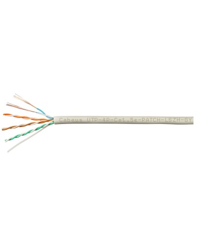 UTP-4P-Cat.5e-SOLID-GY-LIGHT (9995c). Кабель «витая пара» (LAN) для структурированных систем связи. CABEUS в Златоусте