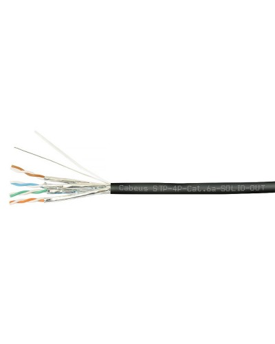 STP-4P-Cat.6a-SOLID-OUT-LSZH-UV (7198c). Кабель «витая пара» (LAN) для структурированных систем связи. CABEUS в Златоусте