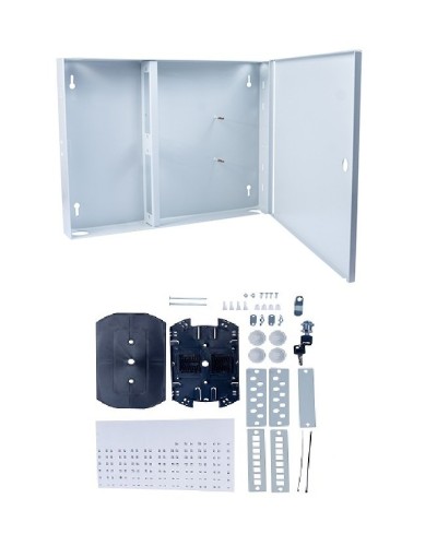 FO-WL-16-SC/2LC/FC/ST-FP-K (12302c). Бокс оптический настенный. CABEUS в Златоусте