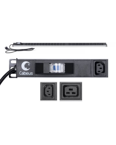 PDU-16-14C13-10C19-B-C14 (9553c). Блок розеток. CABEUS в Златоусте