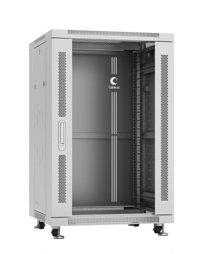 SH-05C-18U60/60 (7043c). Шкаф телекоммуникационный 19 напольный 18U. CABEUS в Златоусте