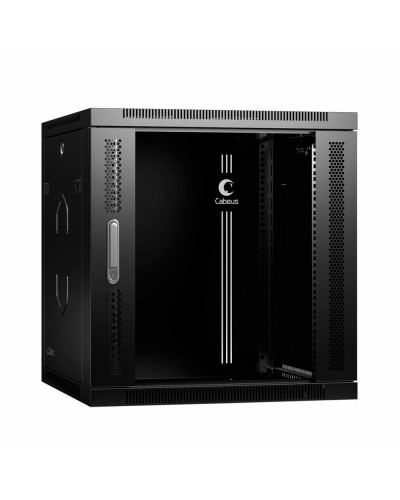 SH-05F-12U60/35-R-BK (10756c). Шкаф телекоммуникационный 19 настенный 12U. CABEUS в Златоусте