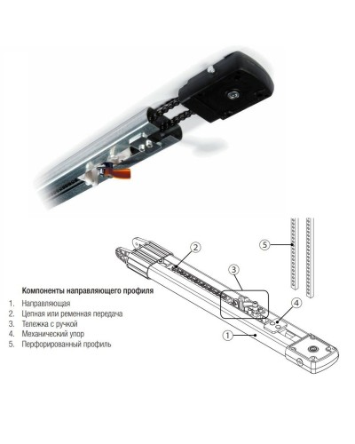 CAME V0682. Профиль направляющий. CAME в Златоусте