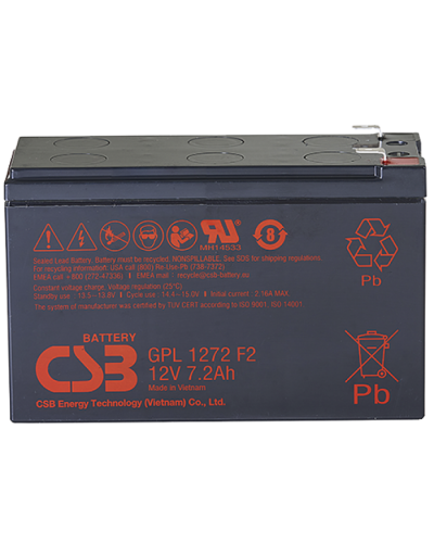 CSB GPL 1272 F2 FR. Аккумулятор герметичный свинцово-кислотный. CSB в Златоусте