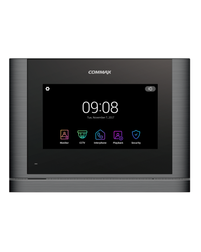 CDV-704MF/VZ (темное серебро). Монитор видеодомофона цветной. Commax в Златоусте