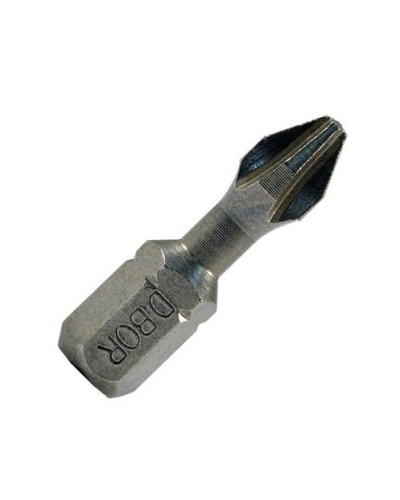 Биты Ph1x25 мм, Torsion, C 6,3 (10шт) (D-T-PH01-025-010). Биты фрезерованные. D.BOR в Златоусте