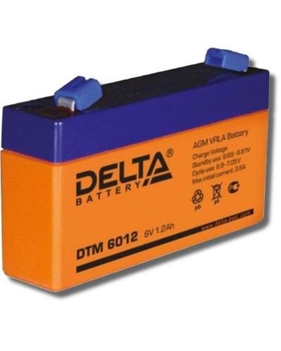 Delta DTM 6012. Аккумулятор герметичный свинцово-кислотный. Delta в Златоусте
