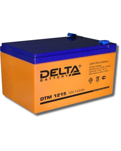 Delta DTM 1215. Аккумулятор герметичный свинцово-кислотный. Delta в Златоусте