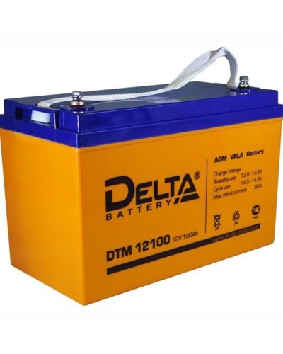Delta DTM 12100 L. Аккумулятор герметичный свинцово-кислотный. Delta в Златоусте