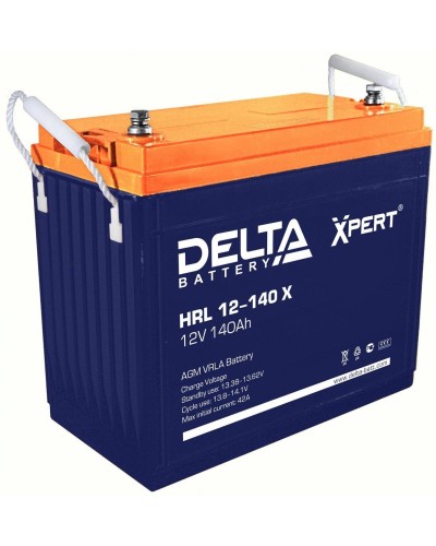 Delta HRL 12-140 X. Аккумулятор герметичный свинцово-кислотный. Delta в Златоусте
