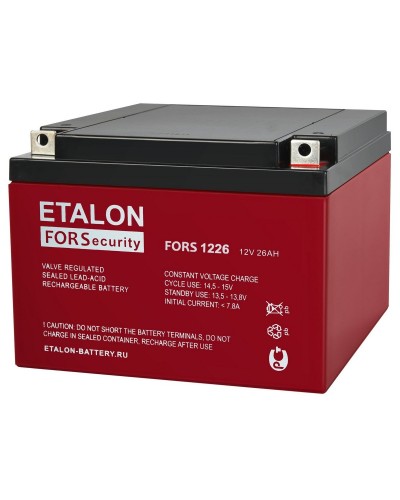 ETALON FORS 1226. Аккумулятор герметичный свинцово-кислотный. ETALON в Златоусте
