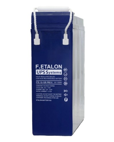 F.ETALON FTE 12-125 PRO X. Аккумулятор герметичный свинцово-кислотный. ETALON в Златоусте