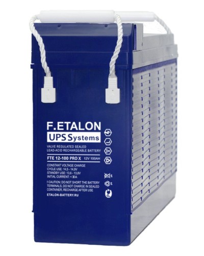 F.ETALON FTE 12-100 PRO X. Аккумулятор герметичный свинцово-кислотный. ETALON в Златоусте