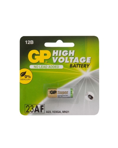 GP 23AF (GP 23AFRA-2F1), БЛИСТЕР. Высоковольтная батарейка 12В. GP Batteries в Златоусте