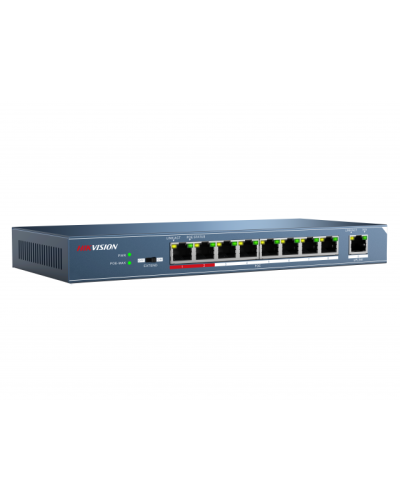 DS-3E0109P-E/M(B). Коммутатор с питанием POE. Hikvision в Златоусте