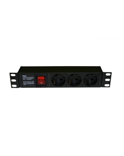 SHE10-3SH-S-IEC. Блок розеток 10. Hyperline в Златоусте