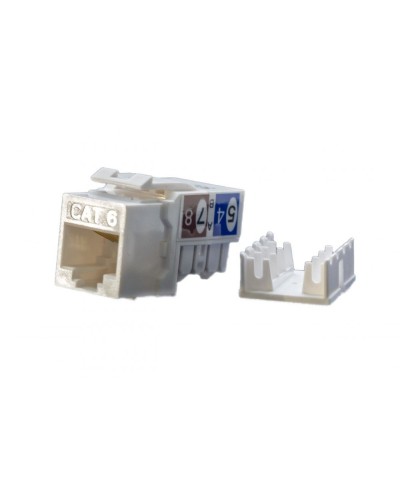KJ9-8P8C-C6-90-WH. Вставка Keystone Jack RJ-45. Hyperline в Златоусте