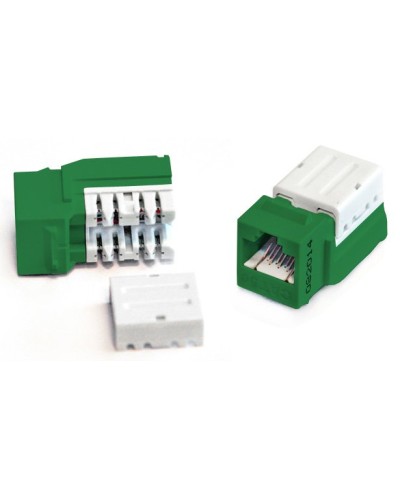 KJNE-8P8C-C5e-90-GN. Вставка Keystone Jack RJ-45. Hyperline в Златоусте