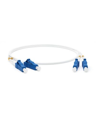 FC-D2-9A1-LC/UR-LC/UR-H-1M-LSZH-WH. Патч-корд волоконно-оптический LC-LC. Hyperline в Златоусте