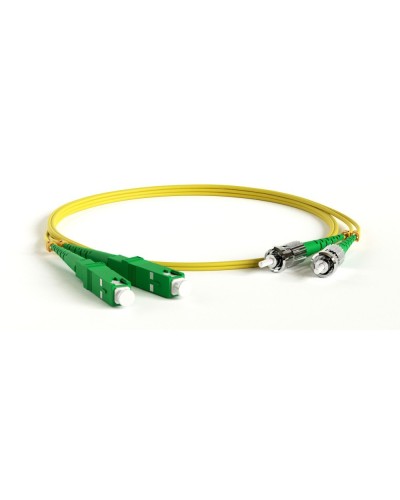 FC-D2-9-SC/AR-ST/AR-H-1M-LSZH-YL. Патч-корд волоконно-оптический ST-SC. Hyperline в Златоусте
