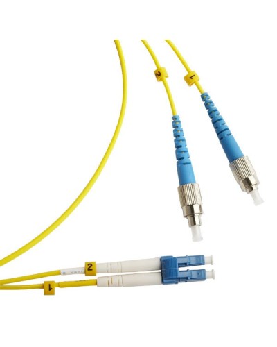 FC-D2-9-FC/UR-LC/UR-H-3M-LSZH-YL. Патч-корд волоконно-оптический FC/UPC-LC/UPC. Hyperline в Златоусте