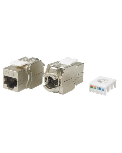 KJ8-8P8C-C6-180-TLS-SH-F-WH. Вставка Keystone Jack RJ-45. Hyperline в Златоусте