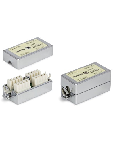 CA-IDC-C5e-SH-F-WH. Проходной адаптер экранированный. Hyperline в Златоусте