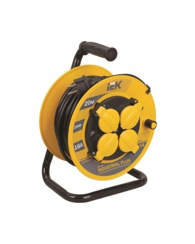 УК30 4 места 30м (WKP15-16-04-30-44). Удлинитель на катушке Industrial plus. IEK в Златоусте