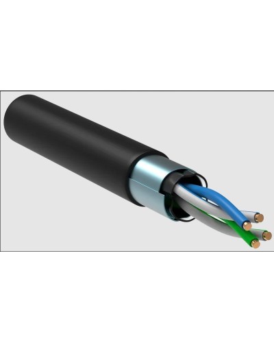 GENERICA F/UTP 5E 24AWG 2PR LDPE 1м черный 305м (BC3-C5E02-339-305-R-G). Кабель «витая пара» (LAN) для структурированных систем связи. IEK в Златоусте