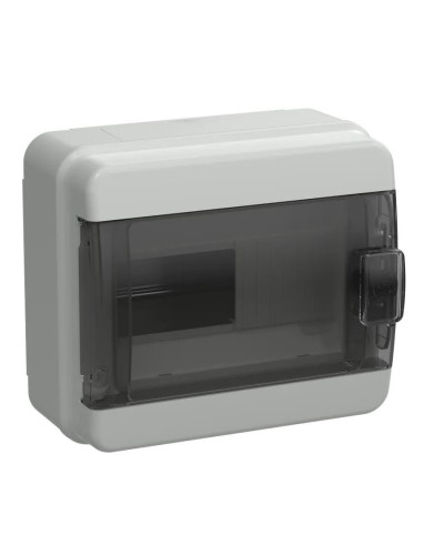 Корпус пластиковый КМПн-8 IP65 TEKFOR (TF5-KP72-N-08-65-K03-K02). Корпус модульный пластиковый черная прозрачная дверь. IEK в Златоусте