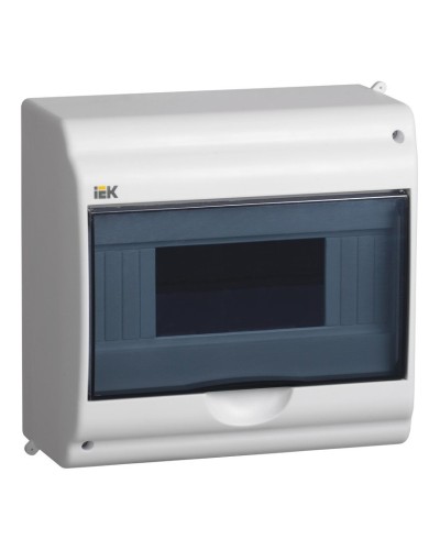 Корпус пластиковый КМПн 2/9-1 IP31 белый KREPTA 3 (MKP42-N-09-31-01). Щиток модульный с прозрачной дверцей, настенный. IEK в Златоусте
