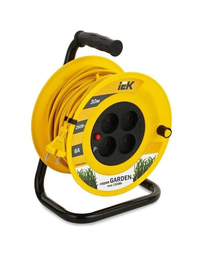 УК30 4 места, 30м (WKP23-06-04-30). Удлинитель на катушке Garden. IEK в Златоусте