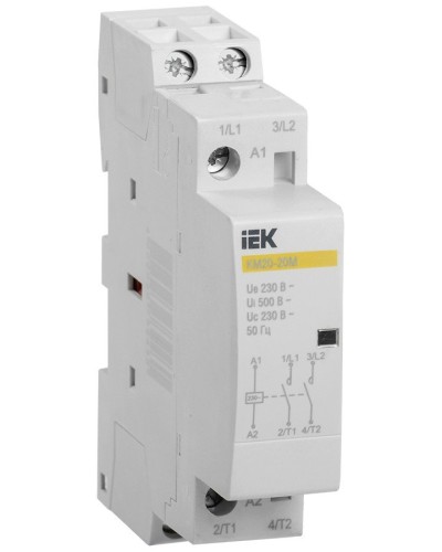 Контактор модульный КМ20-20М AC (MKK11-20-20). Контактор модульный. IEK в Златоусте