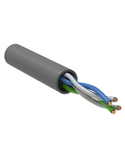 GENERICA U/UTP 5E 24AWG 2PR PVC серый (BC1-C5E02-111-100-R-G). Кабель «витая пара» (LAN) для структурированных систем связи. IEK в Златоусте