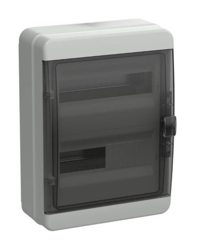 Корпус пластиковый КМПн-24 IP65 TEKFOR (TF5-KP72-N-24-65-K03-K02). Корпус модульный пластиковый черная прозрачная дверь. IEK в Златоусте