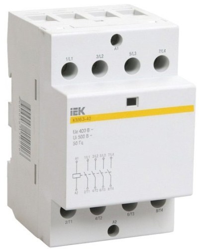 Контактор модульный КМ63-40 AC/DC (MKK21-63-40). Контактор модульный. IEK в Златоусте