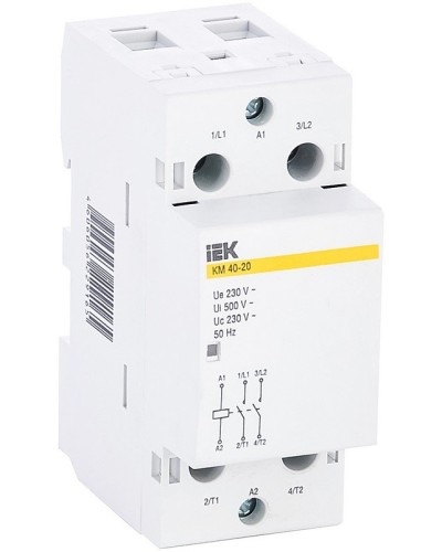 Контактор модульный КМ40-20 AC (MKK11-40-20). Контактор модульный. IEK в Златоусте