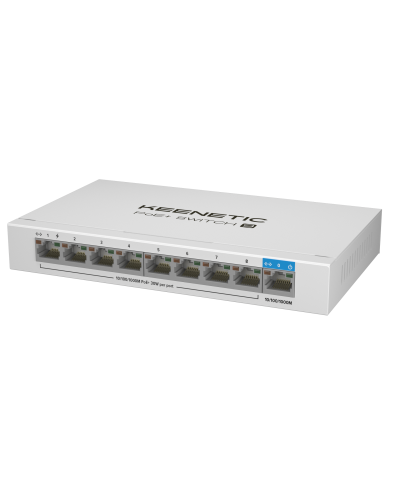 Keenetic KN-4710 (L2) 9х1Гбит/с 8PoE+ 120W. Коммутатор с PoE. KEENETIC в Златоусте