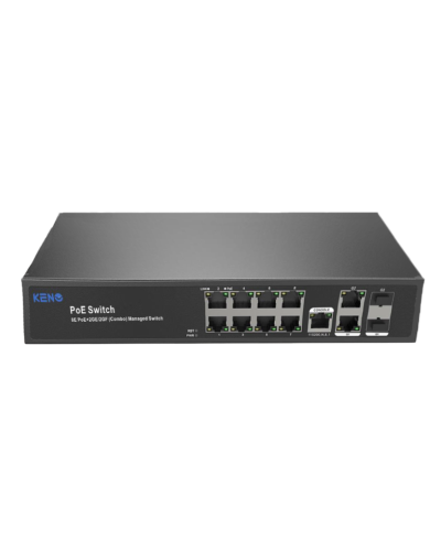 KN-SW802SFP/M2. Коммутатор с питанием по PoE. KENO в Златоусте
