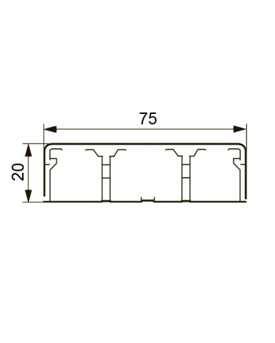 Короб DLPlus 75х20 (030033): Кабель-канал в Златоусте