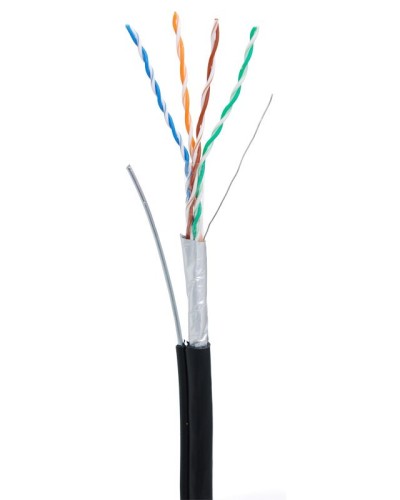F/UTP 4pair, Cat5e, Out, Sw (EC-UF004-5E-PE-SW-BK). Кабель «витая пара» (LAN) для структурированных систем связи. NETLAN в Златоусте